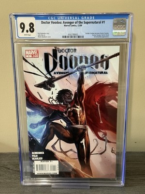 Doctor Voodoo Avenger Of The Supernatural #1 CGC 9.8 White Pages (Marvel 2009)