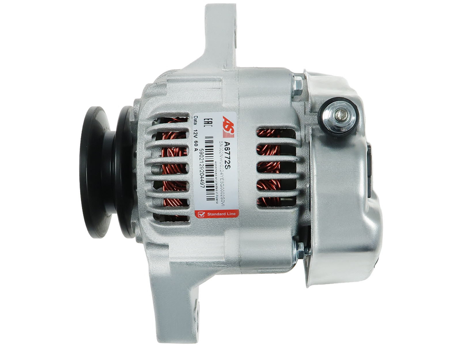 Brand New Alternator 12V 60A w/AP OE 101211-8520 L145mm OD43mm PL_2500