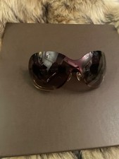 Chanel Brown Quarta-Lens Sunglasses Plastic New Case Tag