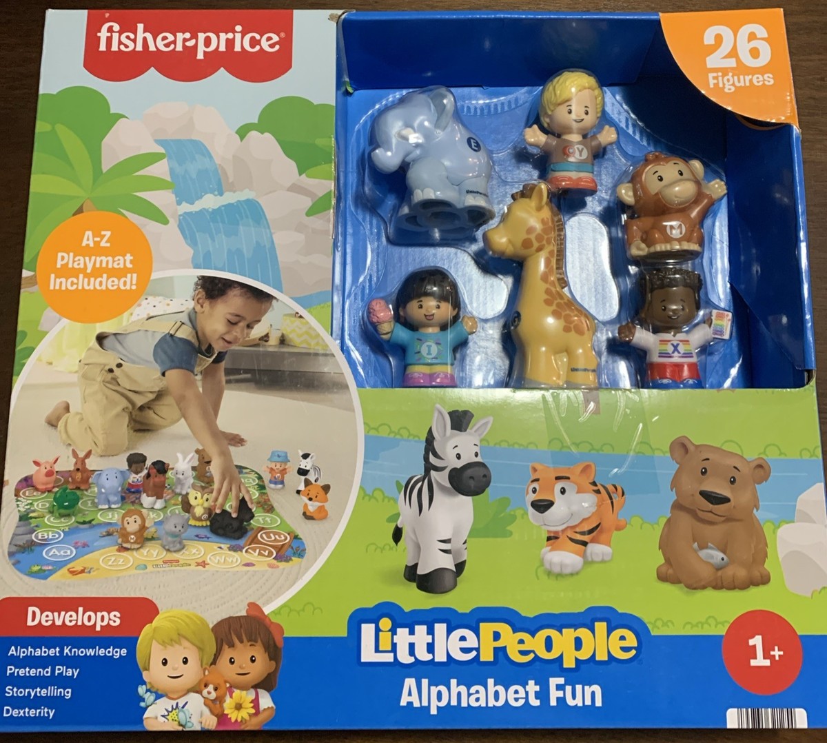 Fisher Price Little People Alphabet Fun Zoo Play Mat 26 Figures A