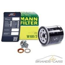 MANN ÖLFILTER+ÖLABLASS-SCHRAUBE FÜR TOYOTA STARLET 1.0 1.3 84-99