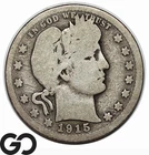 1915-S Barber Quarter