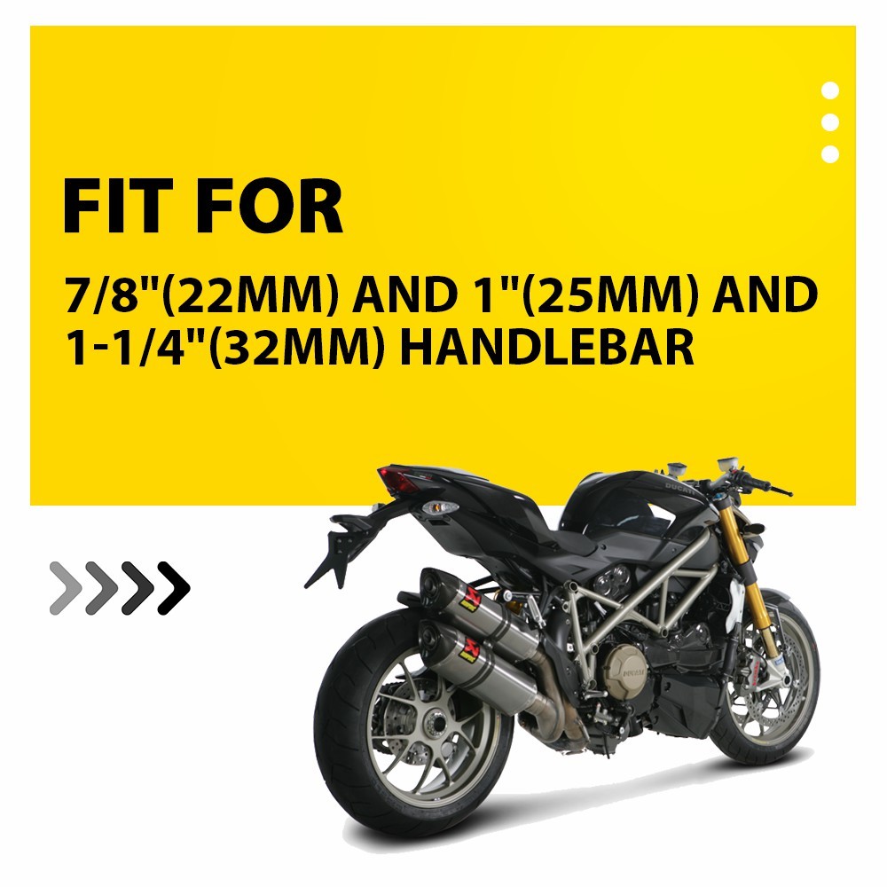 Universal 17 x 19" Smoke Motorcycle Windshield for Harley Yamaha Kawasaki Honda