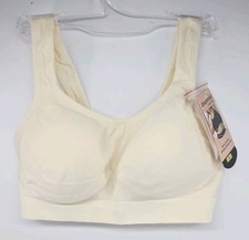 Shapermint Essentials Daily Comfort Wireless Shaper Bra Size Small Beige