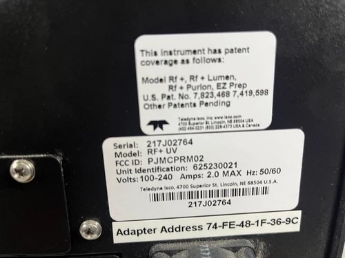 Teledyne Isco CombiFlash Rf+ UV Chromatography System - Model RF+UV - Powers On - Picture 7 of 11