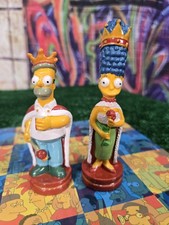 Juego de ajedrez Los Simpson 2002 pieza de repuesto Homero y Marge Simpson (F1)