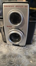 Vintage 1940s Art Deco Kodak Brownie Reflex 20 Camera Excellent