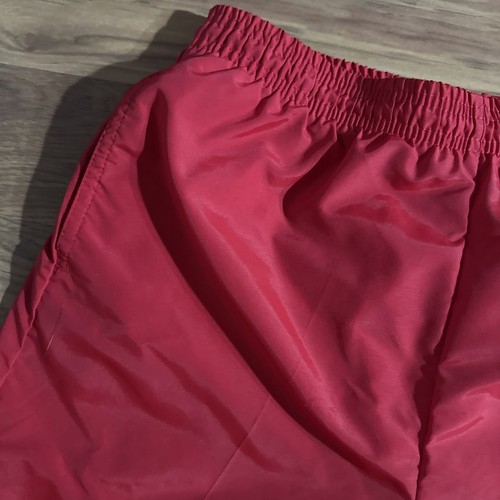 Vintage Weekender Nylon Swim Trunks Mens Large Red 90s Beach Shorts Made USA - Picture 5 of 20