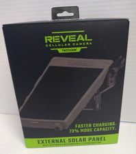 Trail Camera External Solar Panel TACTACAM REVEAL RV-EXT-V2 Powers Most Brands