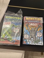 Marvel Monsters Vol. 1 Monsterbus Omnibus HC  Groot OOP 1st Print AND Vol. 2 Lot