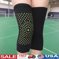Heating Knee Brace Wormwood Pad Pain Relief Arthritis Joint Support Sleeve