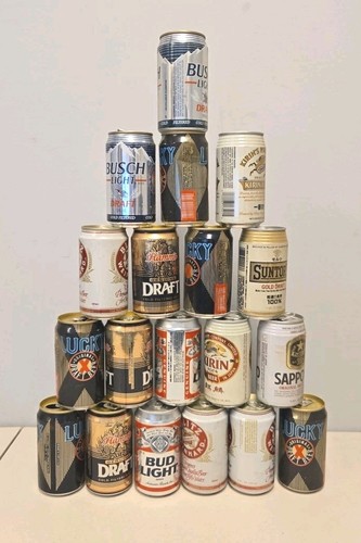 Vintage Beer Cans Lot Of 19- Really Cool For Your Collection