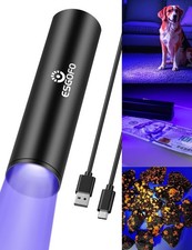 Esgofo 365nm UV Flashlight Mini, Ultraviolet Small Black Light Flash Lights...