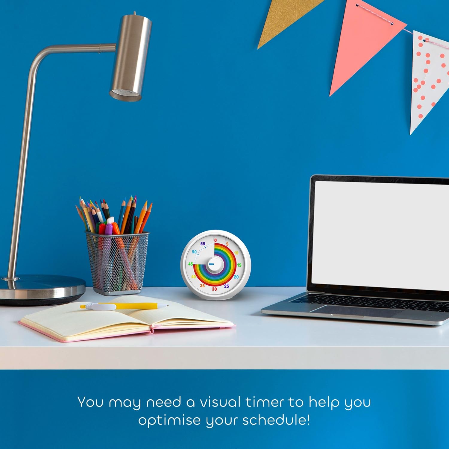 Visual Timer for , 60-Minute Countdown for Classroom Office Kitchen, Desk Tim...