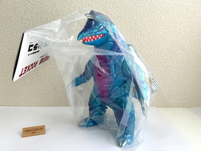 Dream Rocket Kaiju Expo Series Dorako Sofubi Figure 11'' 28cm Blue Glitter MIJ