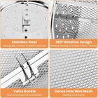 Rotatable Grilled Cage Air Fryer Oven Basket,360 Degree Heating Rotating Cage — photo 9