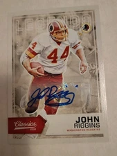 2016 Panini Classics John Riggins Significant Signatures  Auto #5/10 SSP