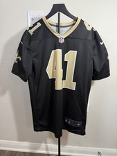 Nike New Orleans Saints Kamara #41 NFL Jersey Black/Gold Men's M