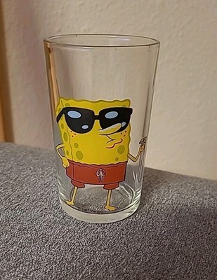 SpongeBob Schwammkopf Glas 250ml Viacom 2007 