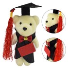 2 Count Graduation Bear Toy Stuffed Animal Plush Miniature Bears