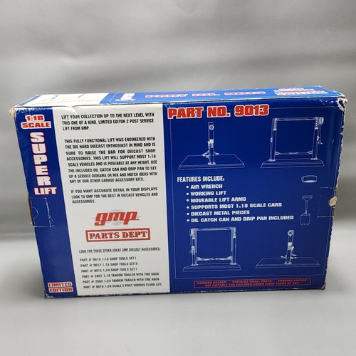 GMP Super Lift #9013 Diecast 1:18 Scale 2 Post Service Lift - Picture 9 of 11