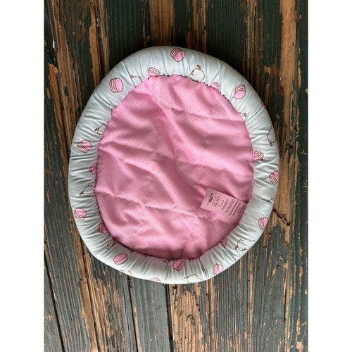 Pusheen Cat Kit Macaron Pet Bed Pink Blue Round Bolster CultureFly Exclusive