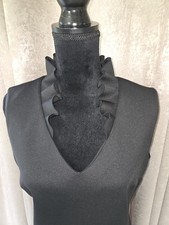 Ladies Calvin Klein Black Cocktail Dress Size 14 Perfect Condition Feminine 