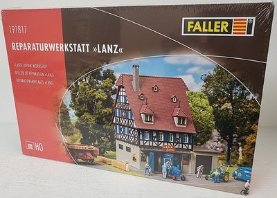 FALLER NEW #191817 HO 1/87 Scale KIT 4-Story Half Timbered Tractor Shop Marklin