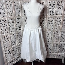 ASTR The Label Sleeveless Knit Bodice Bubble Hem Cotton Midi Dress Size SMALL