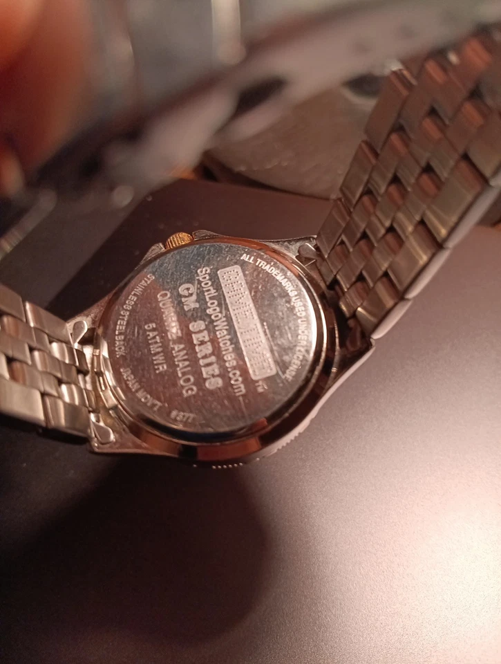 NASCAR 48 Jimmie Johnson 双色重型手表收藏品游戏时间全新电池 — 第 4/4 张图片