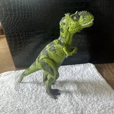 SDE Shantou T-Rex Dinosaur Movable Jaw Tyrannosaurus Green Prehistoric Figure