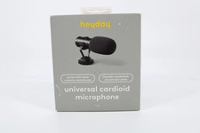 Heyday Universal Cardioid Microphone for DSLR Cameras  Smartphones - Black