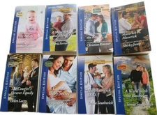 8 HARLEQUIN ROMANCE SPECIAL EDITION PAPERBACK BOOK LOVE STORIES FREE SHIPPING US