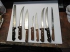 8 COMMERCIAL GRADE KNIVES, vintage from butcher/fish market — photo 1