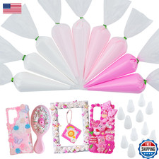 Decoden Cream 9PCS Premium Fake Whipped Glue Texture Kit  Faux Dessert Art Supp