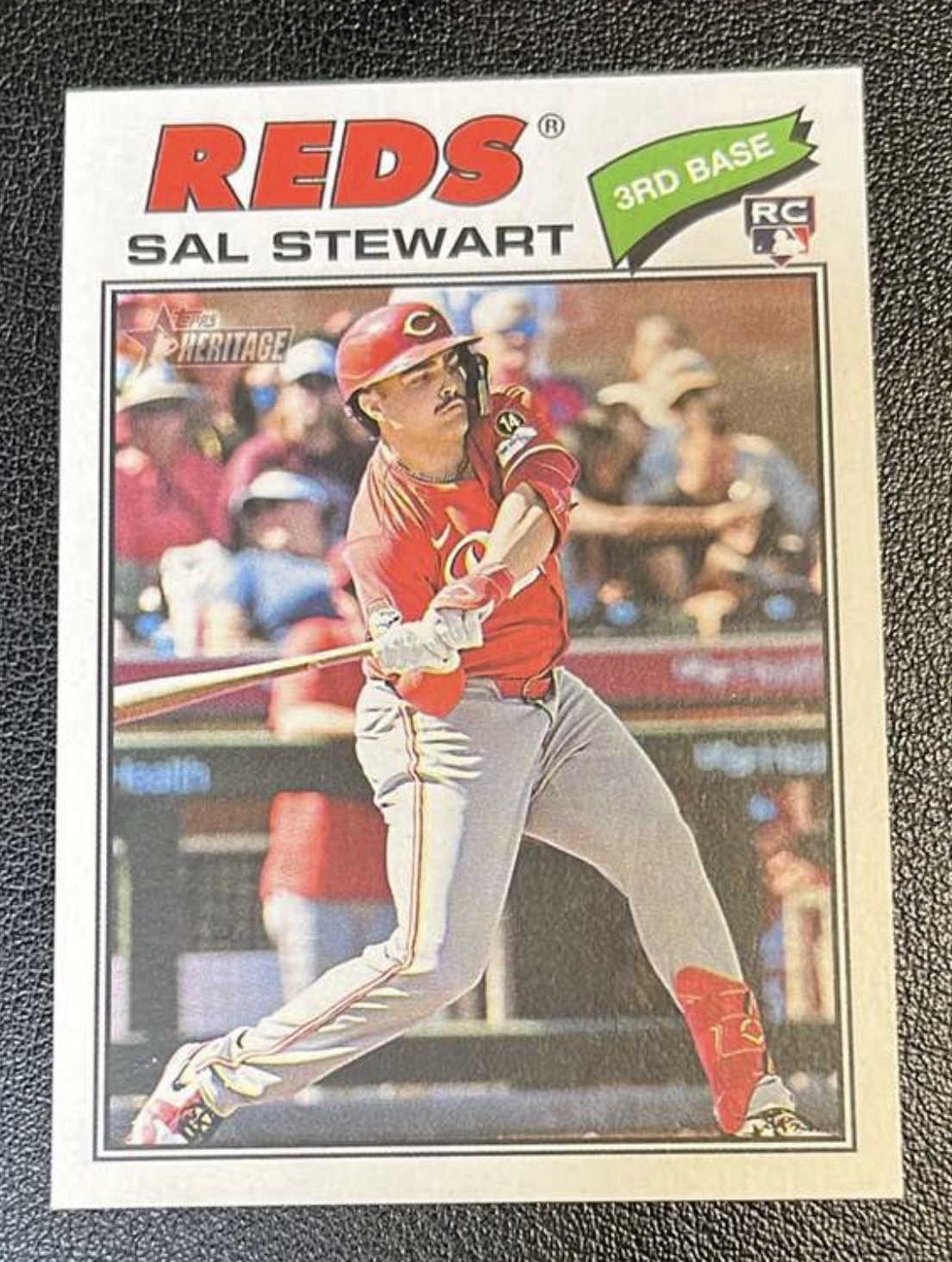 2026 Topps Heritage Sal Stewart #221 RC Cincinnati Reds