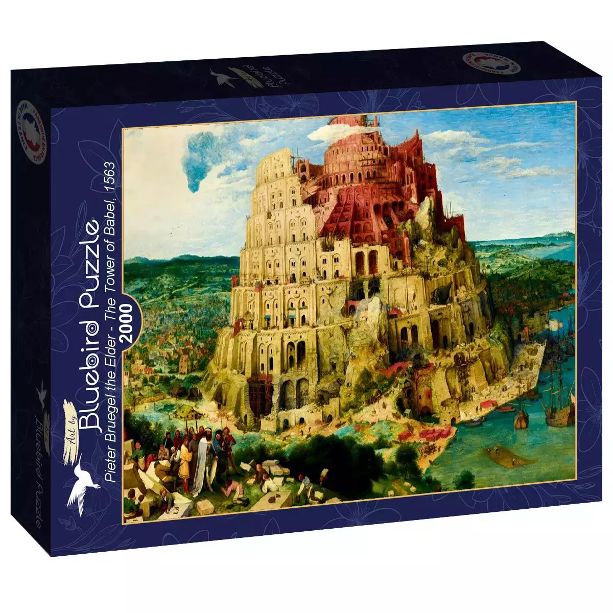 3663384602016 Puzzle 2000 elementw Wiea Babel Piotr Brueghel 1563 Bluebird 8990₽
