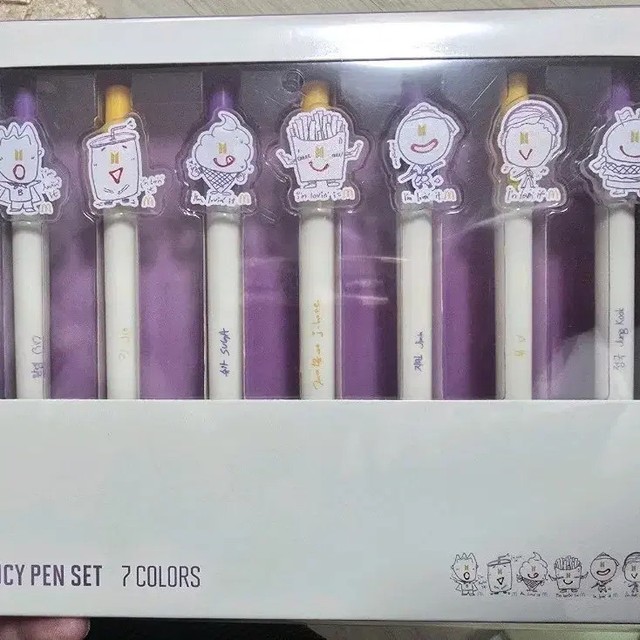BTS x McDonald's Collaboration Pen New in Plastic Wrap