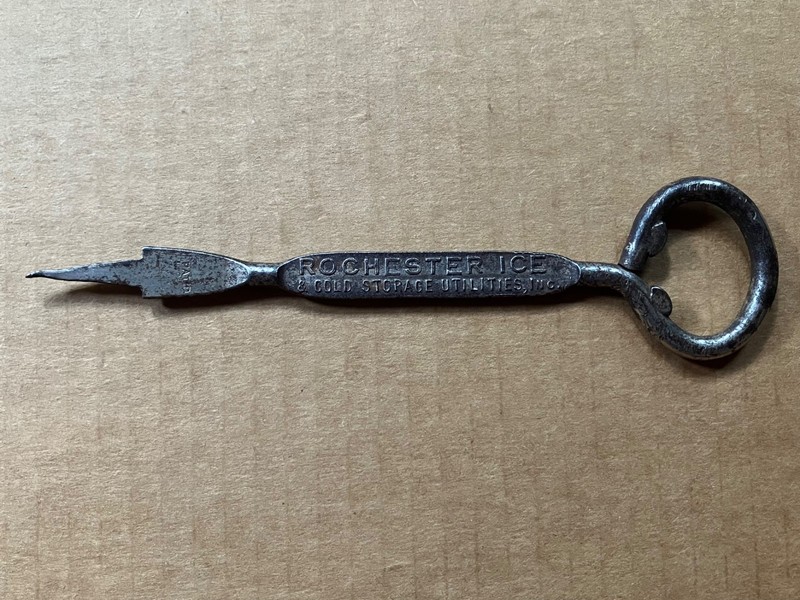 Vintage Rochester Ice & Cold Storage Ice Pick/Bottle Opener - Rochester, NY 6"Lg