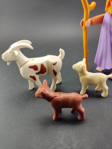 PLAYMOBIL Médiéval Berger Avec Chèvres, Nativité - Photo 4 sur 4