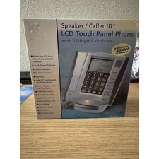NEW LCD Touch Panel Phone 12 Digit Calculator Speaker Caller ID