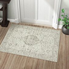 Washable Rug 2X3 Kitchen Mats for Floor Entryway, Non Slip Front Door Mat for Ba