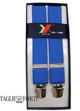 Elastic suspender with clip plus size man. Big and tall. Big size