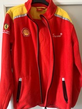 Scuderia Ferrari Red Fleece Jacket F1 V Power Shell Formula 1 Racing Medium