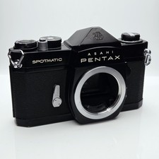 ASAHI PENTAX Spotmatic SP Rare Factory Black Finish SLR Body - Partially Working