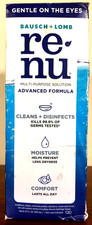 Bausch + Lomb Re-Nu Advanced Formula Cleans &...