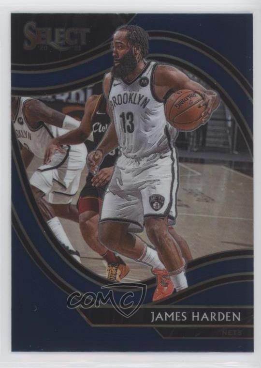 2020-21 Panini Select Courtside Retail Blue James Harden #212 9o3