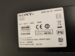 Sony Bravia 55 Zoll TV – KD-55XE8096 – Bastlergerät/Ersatzteile + Originalkarton