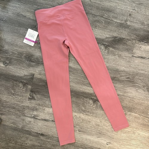NWT Athleta Girl High Rise Powervita Chit Chat Tight "Aphrodite Pink" XL / 14 - Picture 6 of 12