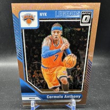 Carmelo Anthony Legends Bronze Prizm /99 2024-25 Donruss Optic #250 Knicks